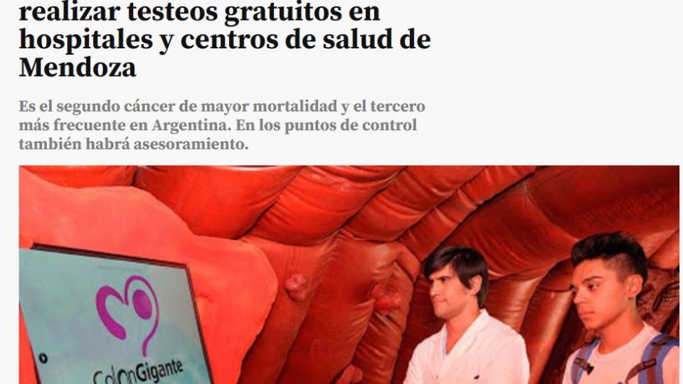cancer colon los andes